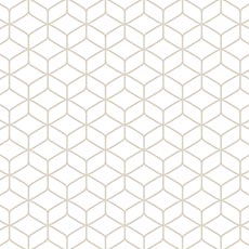 White swatch Tandy Geometric Wallpaper