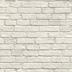 White swatch Brickyard Wallpaper