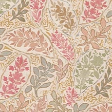 Josie Sorbet (31716): transitional printed Floral, Botanical swatch Josie Sorbet Fabric By the Yard