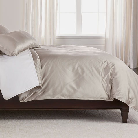 Salena Solid Duvet Cover, Taupe Product Thumbnail