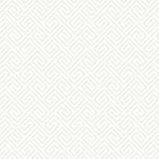 White swatch Darcy Maze Wallpaper