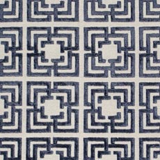 Navy swatch Giverney Rug