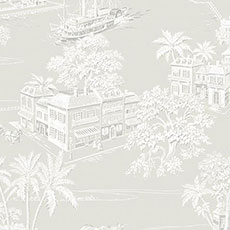 Gray swatch Melinda Wallpaper