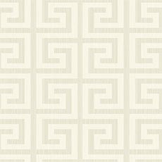 Ivory swatch Greek Key Wallpaper