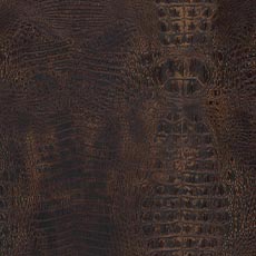 Bayou Brown (L7077) Leather: textured embossed leather swatch Bayou Mica Leather