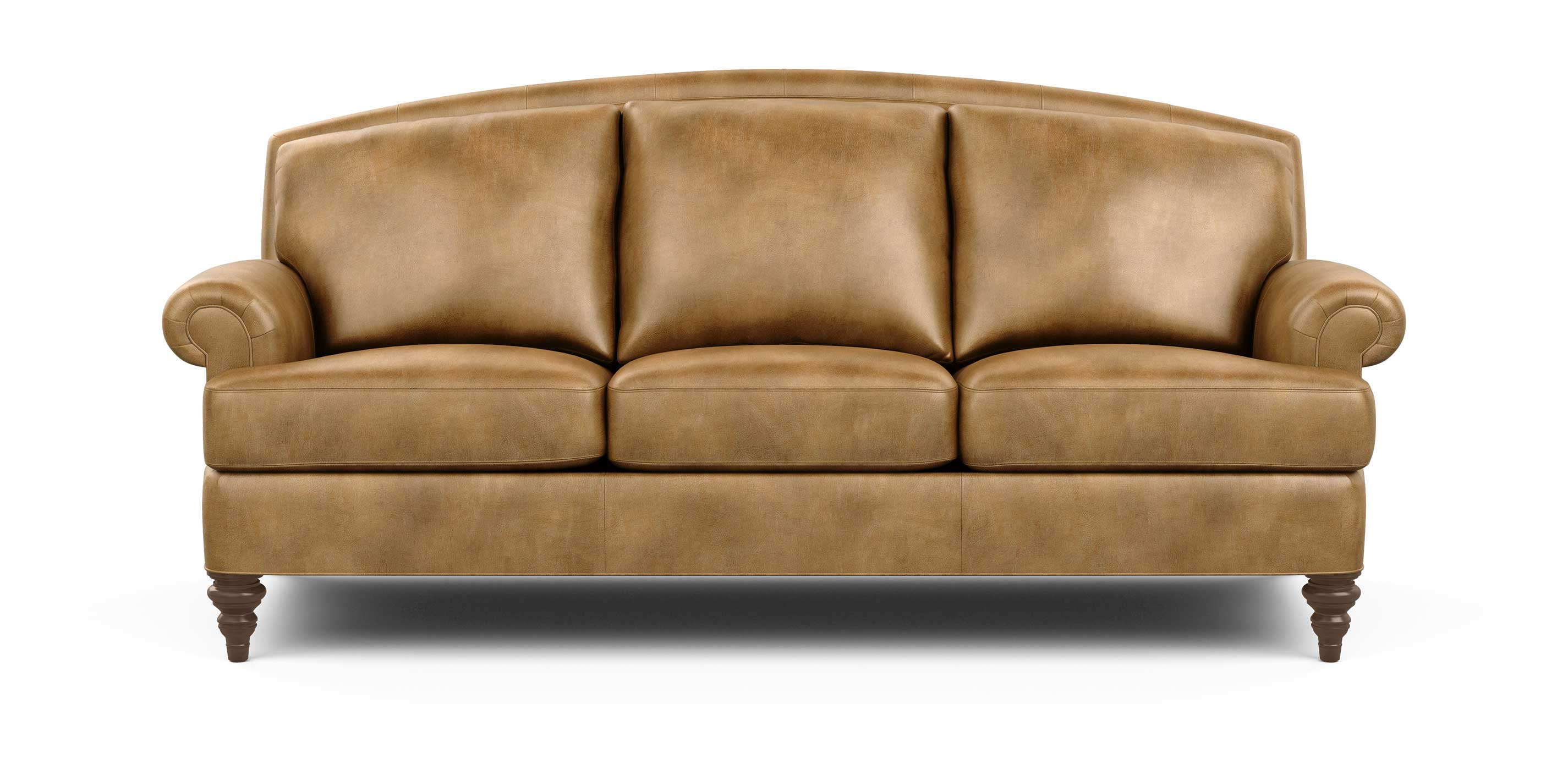 ethan allen hyde leather sofa