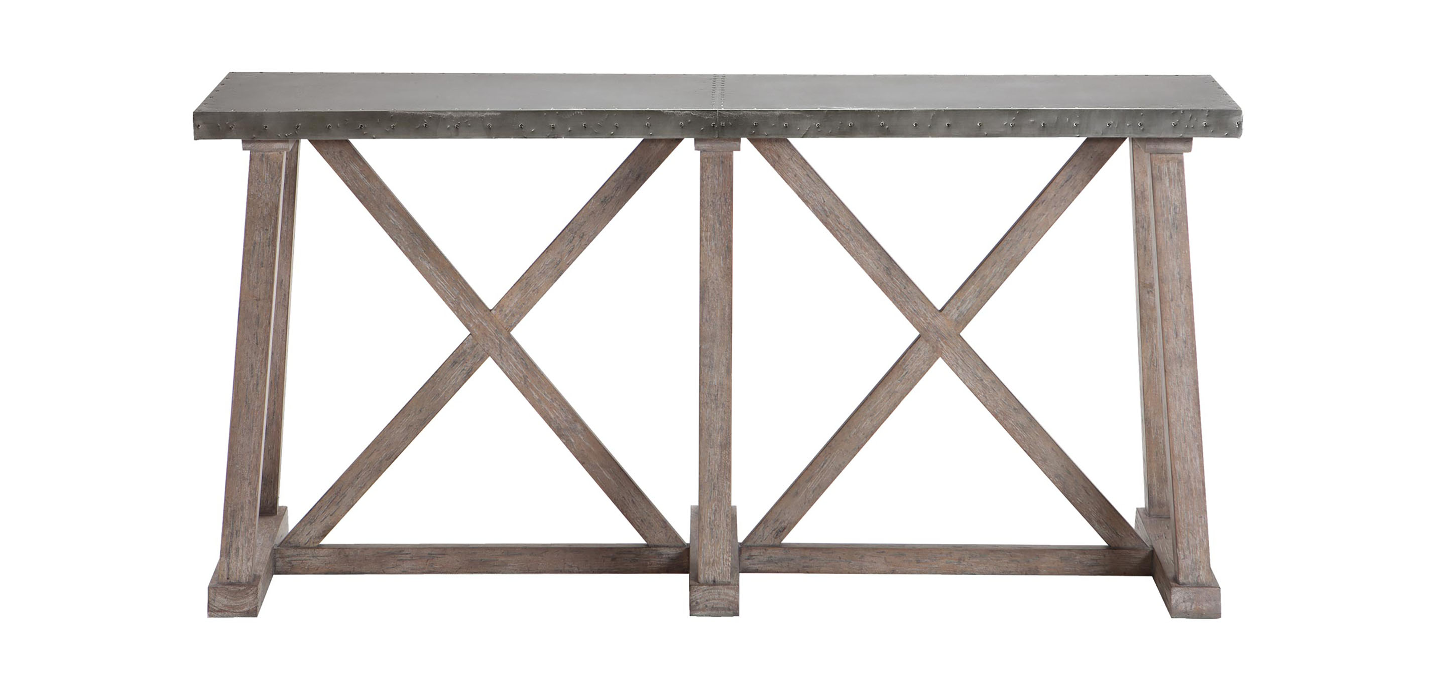 Bruckner MetalTop Console Table Console Tables Ethan Allen