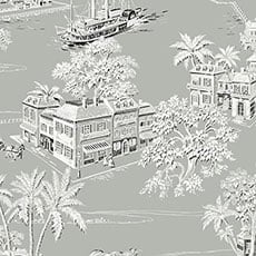 Dark Gray swatch Melinda Wallpaper