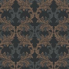 Black/Dark Silver swatch Victoria Wallpaper