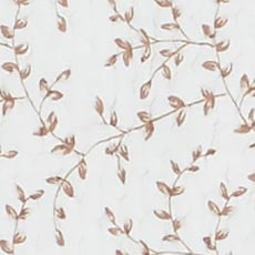 Brown swatch Jasmine Vine Quilt Set