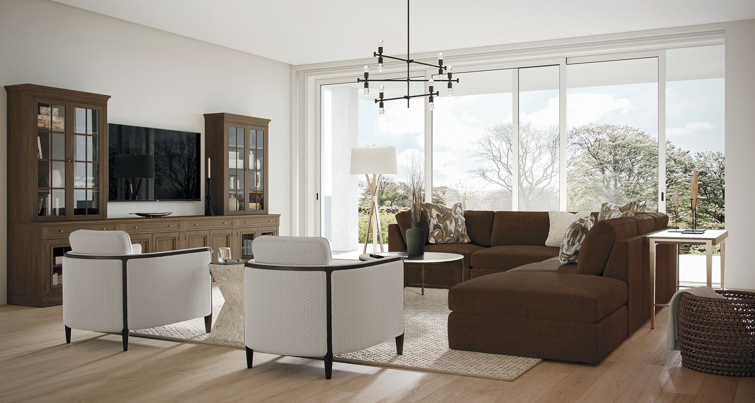 Grand Yet Inviting Living Room Main Image