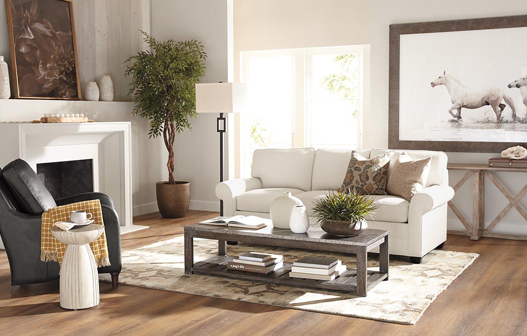 Warm Colors, Welcoming Living Room Main Image