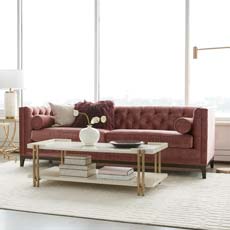 Modern Glam Living Room Tile