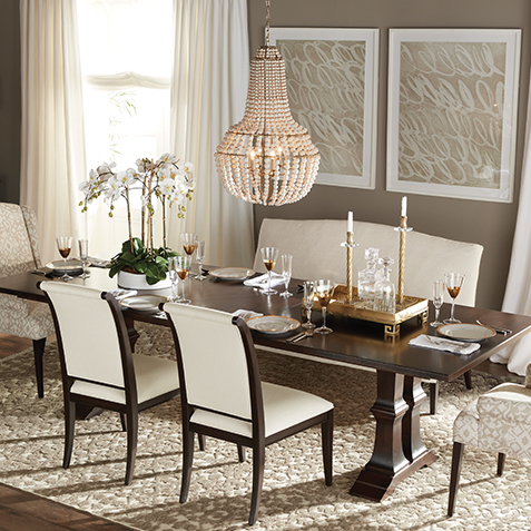 Formal & Fabulous Dining Room  Tile