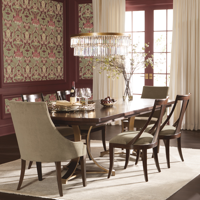 Color & Contrast Dining Room Tile
