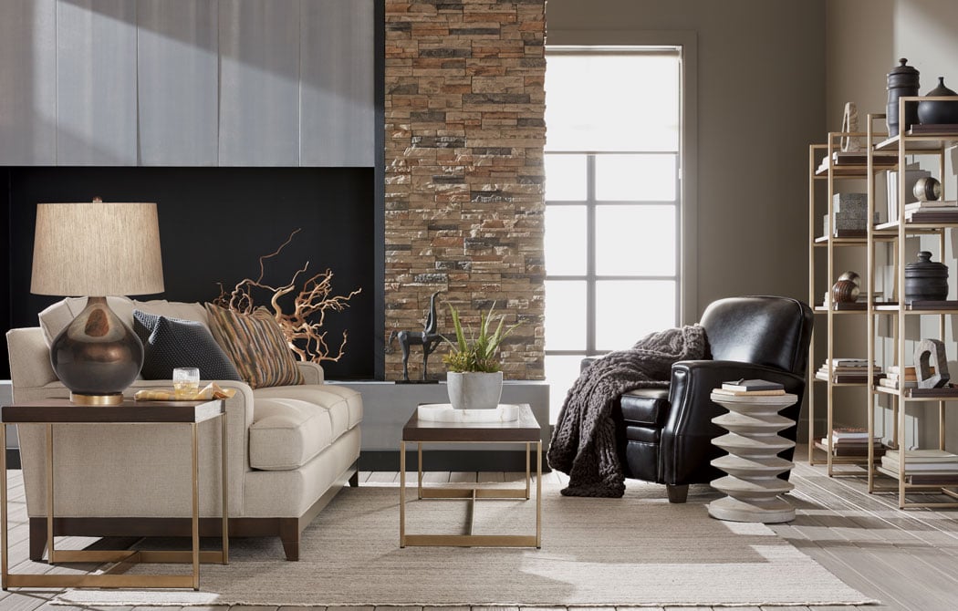 Contemporary Living Room | Ethan Allen | Ethan Allen
