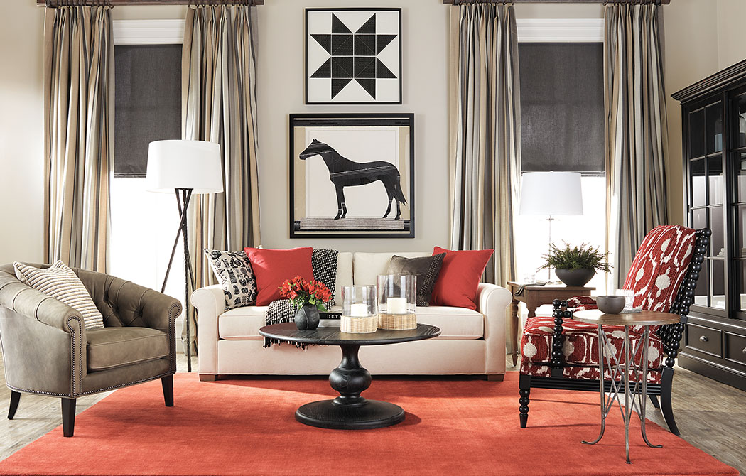 Farmhouse Goes Formal Living Room Main Image