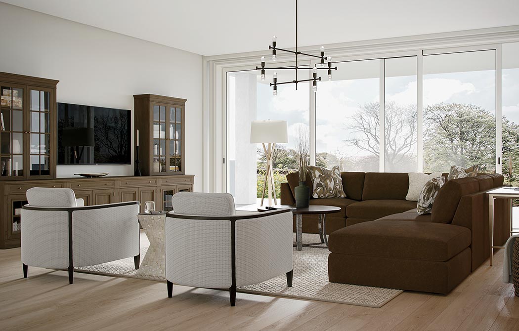 Grand Yet Inviting Living Room Main Image