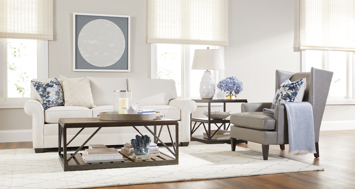 Tranquil & Transitional Living Room Main Image
