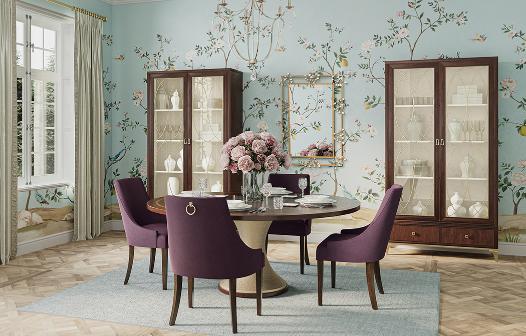 Floral Finish Dining Room Main Image