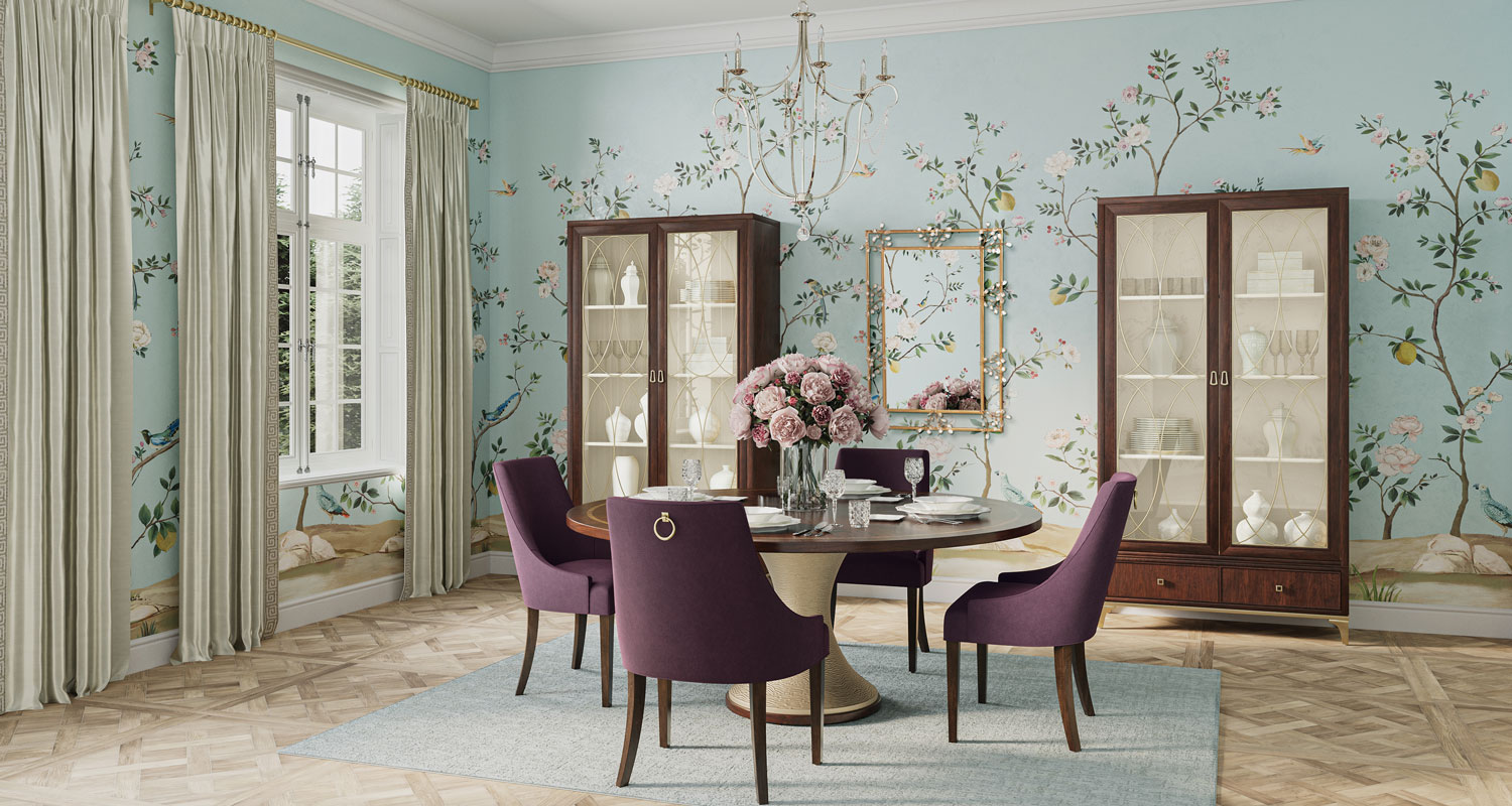 Floral Finish Dining Room Main Image
