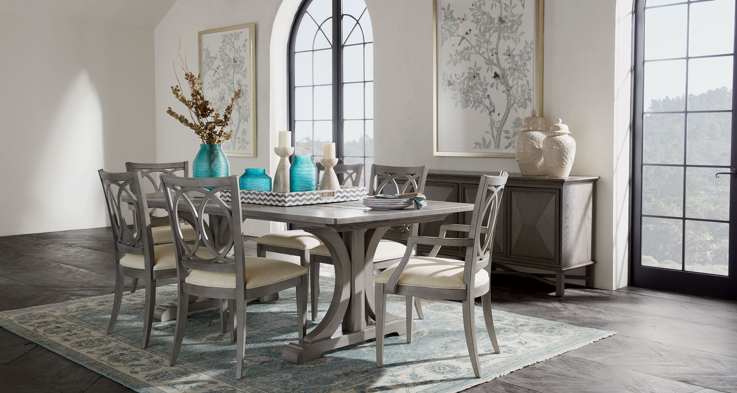 Glitter and Be Gray dining room Main Image