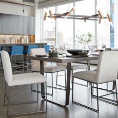 Family-Friendly Modern Dining Room Tile