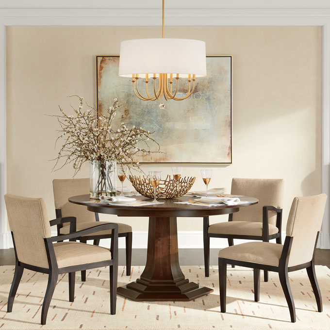 Pleasingly Refined Dining Room Tile