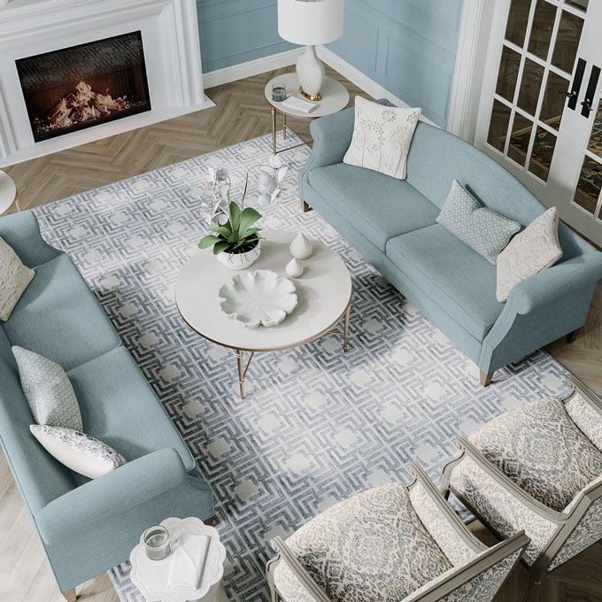 Made for Each Other Living Room Tile