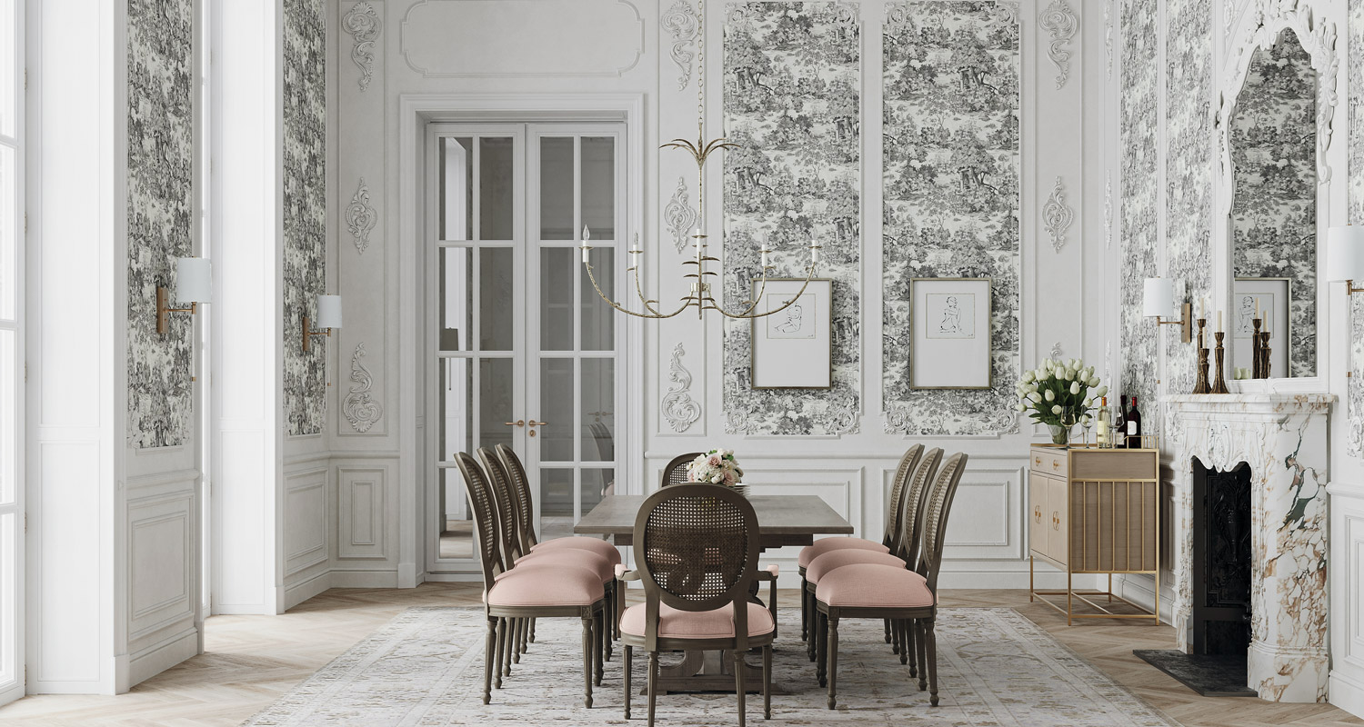 Completely Continental Dining Room Main Image