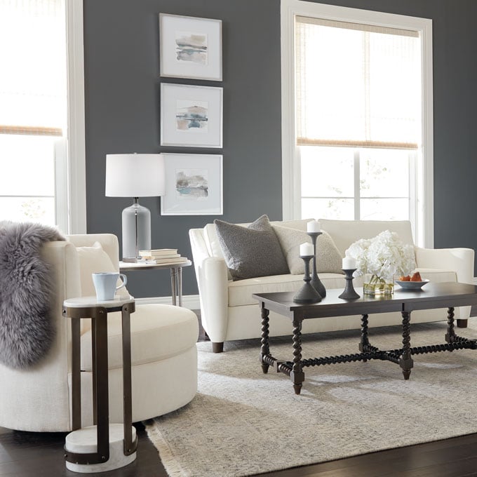 Flair for the Dramatic Living Room Tile