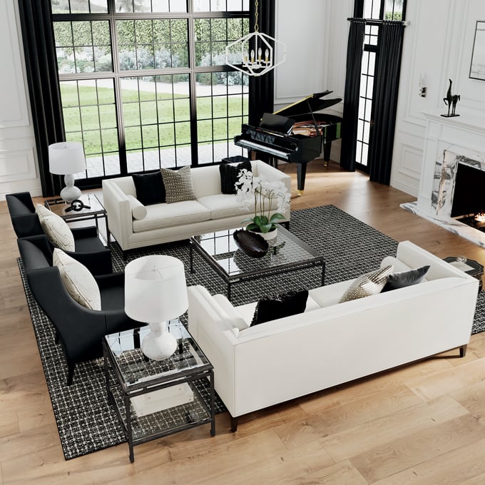 Cue Up a Classic Living Room Tile