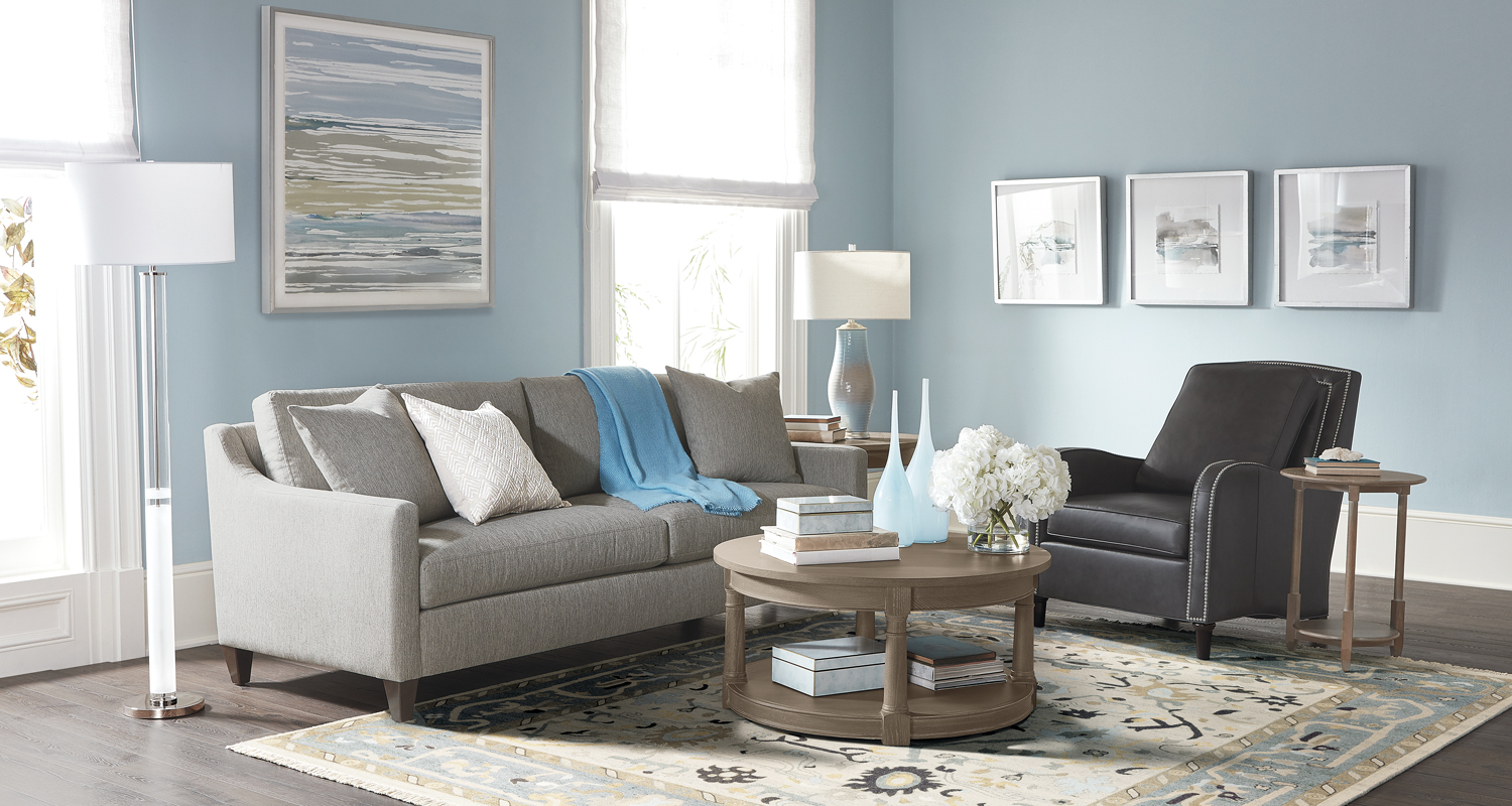 Cozy Escape Coastal-Inspired Living Room Main Image