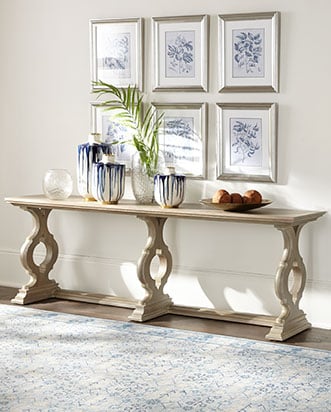 Canap&eacute; et console