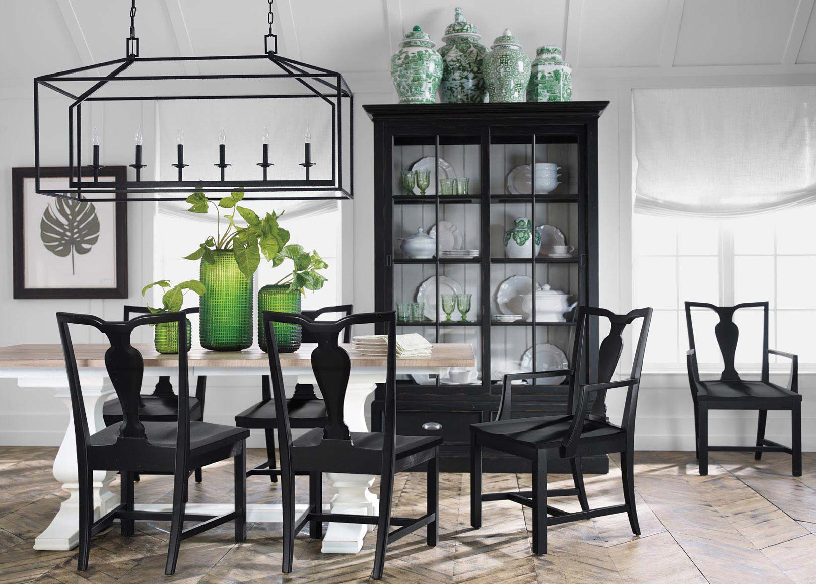 Back To Black And White Dining Room Main Image